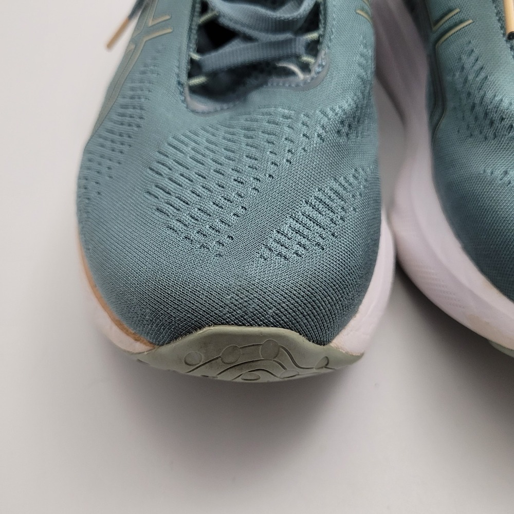ASICS Gel-Nimbus 25 Running Shoes Women's 8.5 Trainers Foggy Teal Lace Up - Picture 8 of 14